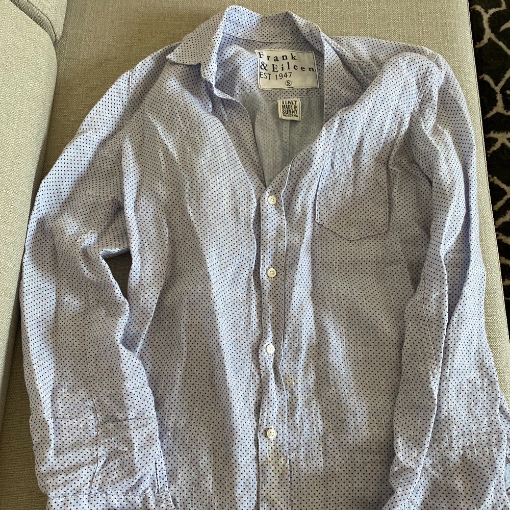 Frank & Eileen Polka Dot Barry shirt